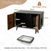 Wooden Cat Litter Box Enclosure Kitten Litter Box Enclosure Cat House End Table