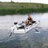 10FT Thick PVC Inflatable Dinghy Tender Boat Heavy Duty Rafting Fishing Boat