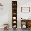 Gecheer Bathroom Cabinet Free Standing Bathroom Cupboard Home Living Room D2H7