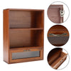 Vintage Wooden Small Cabinet Storage Box Desktop Organizer Unit Display Shelving