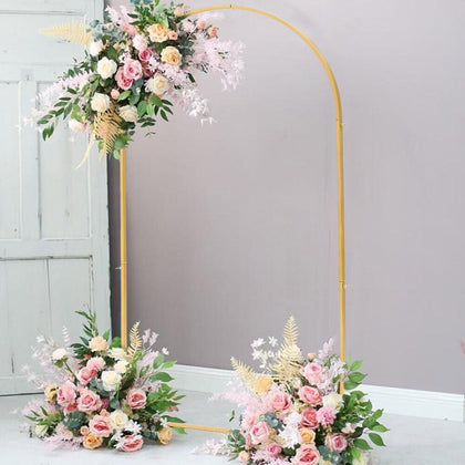 2M Metal Wedding Arch Backdrop Background Balloon Flower Arch Stand Decor Rack