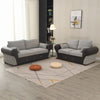 Upholstered Fabric 2 3 Seater Sofa Suite Couch Settee Set Padded Seat Furniture