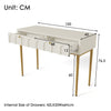 Modern Console Table 2 Drawers Wooden Hallway Living Room Storage Furniture