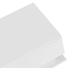Coffee Table with LED Light, High-Gloss White With Drawer Living Room Furniture