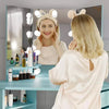 Dressing Table with LED Mirror Makeup Desk Vanity Table with 2 or 5 Drawers New