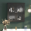 New Bathroom Cabinet With Shelf Wall Mounted For Bathroom Storage Black