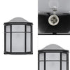 Vintage Wall Light Iron Metal Lantern Lamp with Glass Shade Cover Indoor Outdoor