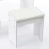 Dressing Table With Drawers Mirror Stool Set Makeup Desk Vanity Table Bedroom UK