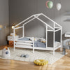 Toddler PineWood Bed Frame Children Kids Junior House Bedframe Bedroom Furniture