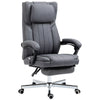 Executive Office Chair Reclining Office Chair with Headrest Dark Grey