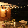98FT Festoon Outdoor String Lights Mains Powered E27 S14 LED Bulbs Garden Light