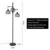 Floor Lamp Modern Black 3 Head Tree Design Stem Large Living Room Light Lighting