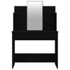 Dressing Table with Mirror Black 96x40x142 cm