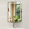 Smilesun Wall-Mounted Corner LED Bathroom Cabinet w/Mirror Door&Shelve 29*40*60