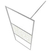 Walk-In Shower Wall Enclosure Bath Screen Flipper ESG Glass Panel Shower Screen