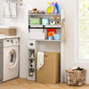 Over The Toilet Storage Cabinet Bathroom Organizer Toilet Rack-White