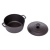 NEW! 4L Cast Iron Non Stick Casserole Dish Pan with Lid