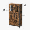 Industrial Style Cabinet Vintage Retro Cupboard Storage Unit Furniture Rustic
