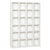 DVD CD Media Storage Rack, Video Display Unit, 89 x 130.5 cm, White