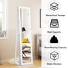 3-in-1 Jewelry Cabinet Full-Length Mirrored Jewelry Armoire Storage Organizer