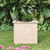 Pressured Treated Wooden 3 Wall Home Drinks Bar For Summerhouse Mancave Garden