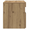 TV Cabinet with LED Lights Artisan Oak 60x35x40 cm Engineered Wood