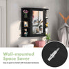 Bathroom Medicine Cabinet Wall Mounted Storage Cabinet w/ Mirror Door