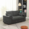 Panana Sofa Suite Set 3 2 or Corner Chaise in Dark Grey Or Light Grey