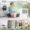 12L/D Portable Home Dehumidifier Quiet Electric Dehumidifier with 24H Timer