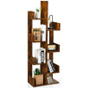 8 Tier Bookshelf Storage Display Floor Standing Bookcase Shelving Organizer Home