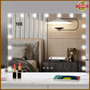 17 LED Bulbs 80 x 60 x12 cm Large Hollywood Light Up Mirror Vanity MakeUp Mirror