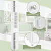 Tall Bathroom Cabinet Freestanding Storage Cabinet Organizer W/ Adjustable Shelf