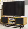 Living Room Set Loft Retro Industrial TV Unit Stand Vintage Oak Cabinet Cupboard