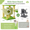 Cat Tree Tower Multi-Level Cat Condo with Scratching Post Kittens Activity 162CM