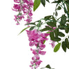 Large Potted Pink Wisteria Flower Artificial Tree Fake Plant Home Garden Decor