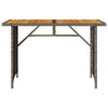 Garden Table with Top Outdoor Dining Table Coffee Table Poly Rattan