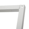 White Side End Table Console Table Living Room Bedroom Storage Rack 100X40X72Cm