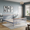 King Size 5FT Pine Wood Bed Frame Solid Wooden Bedstead Modern Bedroom Furniture