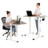 L-Shaped Office Desk Standing Adjustable Height Electric Stand Desk Workstation