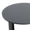 Black/White Bedside Table Round Cabinet Side End Table Nightstand Storage Shelf