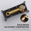 Brass Bathroom Wall Mounted Swivel Spout Sink Faucet Concealed Basin Mixer Taps