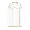 Large Window Garden Mirror Wall Mounted Metal Frame Indoor Outdoor Floral Decor