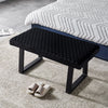 Hallway Bench End of Bed Bench Upholstered Ottoman Padded Seat Stool for Bedroom