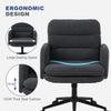 Ralex-chair Office Chairs Faux Cashmere Desk Chair with Adjustable Height