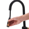 Kitchen Sink Mixer Taps Pull Down Sprayer Mono Single Level 360° Swivel Faucet