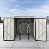 Panana Garden Storage Shed Bike Metal Pent Tool Shed House Can Put Bicycles