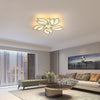 Modern LED Lamp White Frame Ceiling Light Dimmable Pendant Lights Chandelier