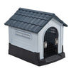 Large Plastic Dog Kennel Pet House Weatherproof Indoor Outdoor Animal Shelter