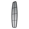38x120CM WINDOW STYLE MIRROR LIVING ROOM DECOR HALLWAY GARDEN WALL GLASS (BLACK)