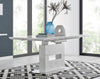 Arezzo Large Extending White High Gloss Dining Table